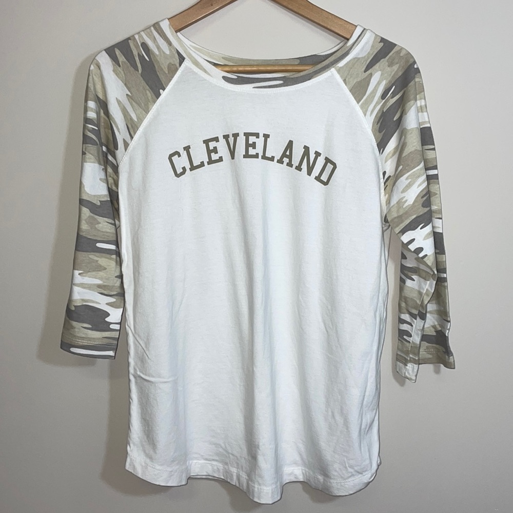 CampDavid Cleveland Baseball Tee Size Large